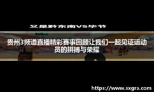 贵州3频道直播精彩赛事回顾让我们一起见证运动员的拼搏与荣耀