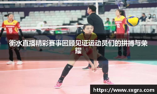 衡水直播精彩赛事回顾见证运动员们的拼搏与荣耀